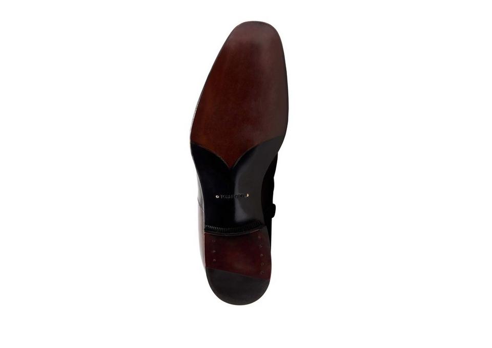 TOM FORD BURNISHED LEATHER EDGAR ZIP BOOT