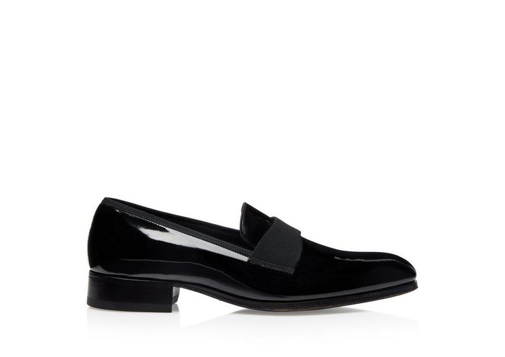 TOM FORD PATENT LEATHER EDGAR EVENING SLIPPER