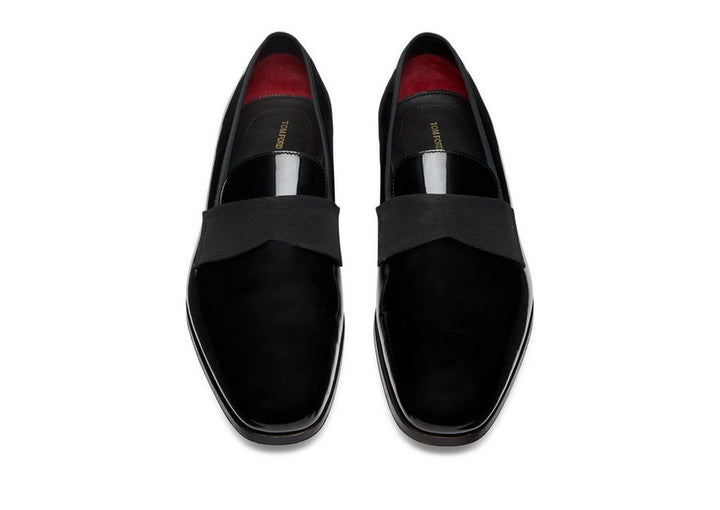 TOM FORD PATENT LEATHER EDGAR EVENING SLIPPER