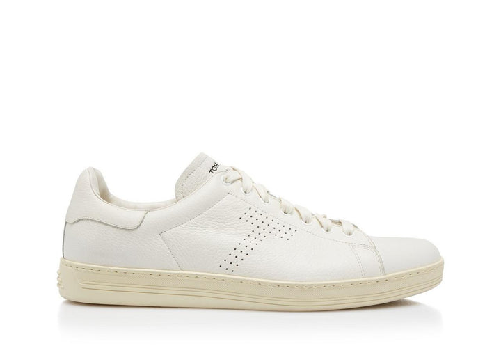 TOM FORD WARWICK GRAINED LEATHER SNEAKER