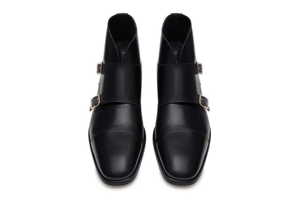 TOM FORD ELKAN DOUBLE MONK STRAP BOOT