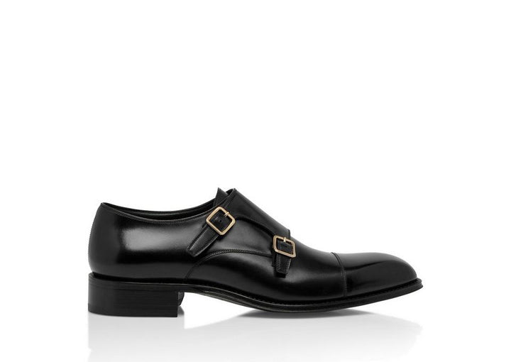 TOM FORD LEATHER CLAYDON MONK STRAP