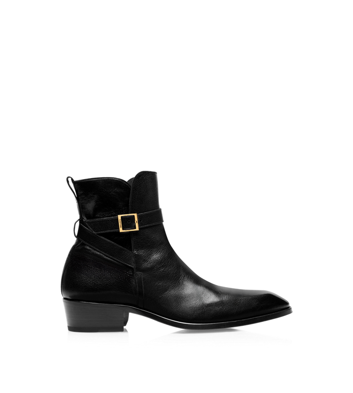 TOM FORD SUPPLE GRAIN KENNETH BUCKLE BOOT