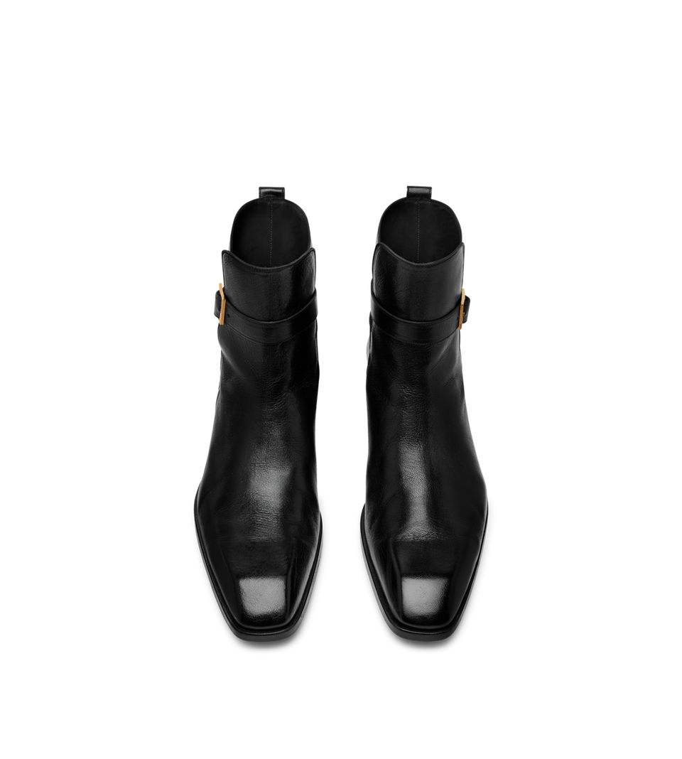 TOM FORD SUPPLE GRAIN KENNETH BUCKLE BOOT