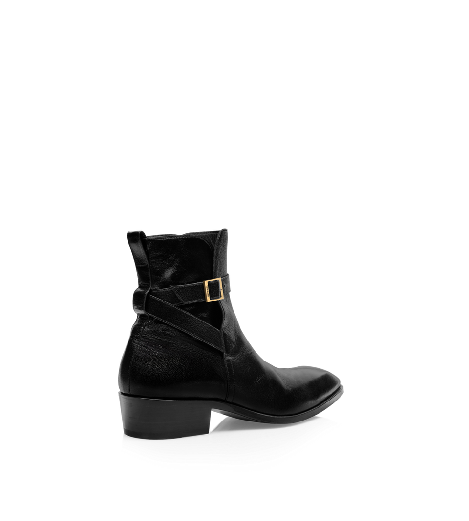 TOM FORD SUPPLE GRAIN KENNETH BUCKLE BOOT