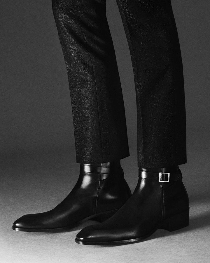 TOM FORD SUPPLE GRAIN KENNETH BUCKLE BOOT
