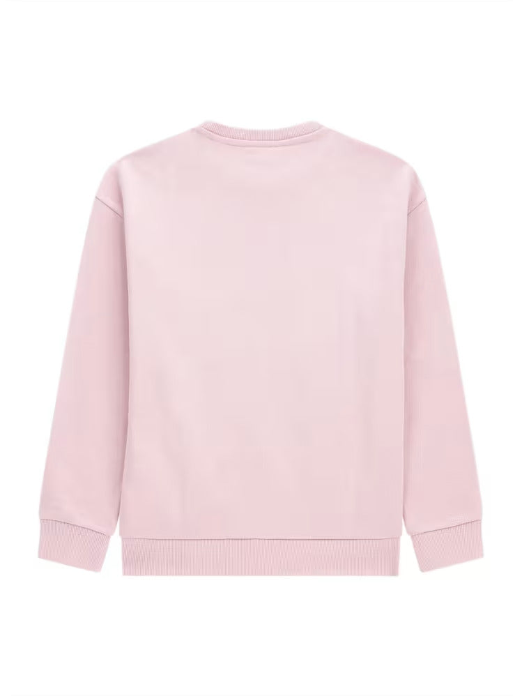 Guess Eco Rhinestone Logo Sweatshirt