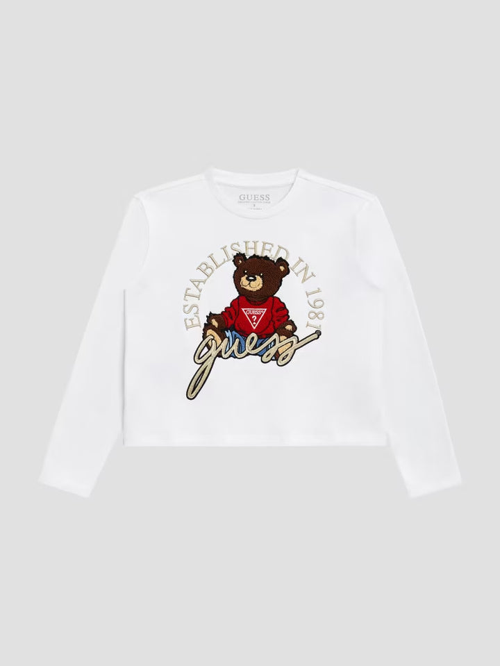 Guess Eco Bear Logo Midi Tee (7-16)