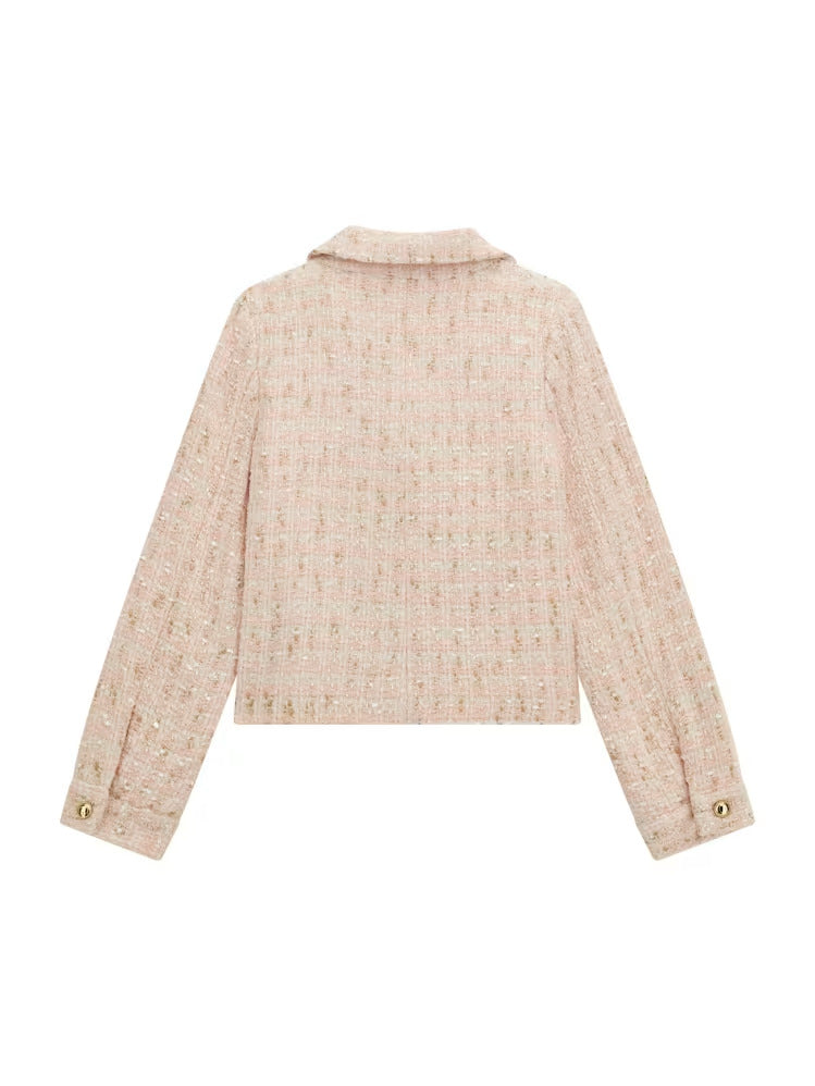 Guess Shimmer Tweed Blazer (7-16)