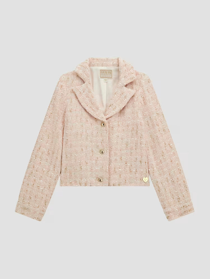 Guess Shimmer Tweed Blazer (7-16)