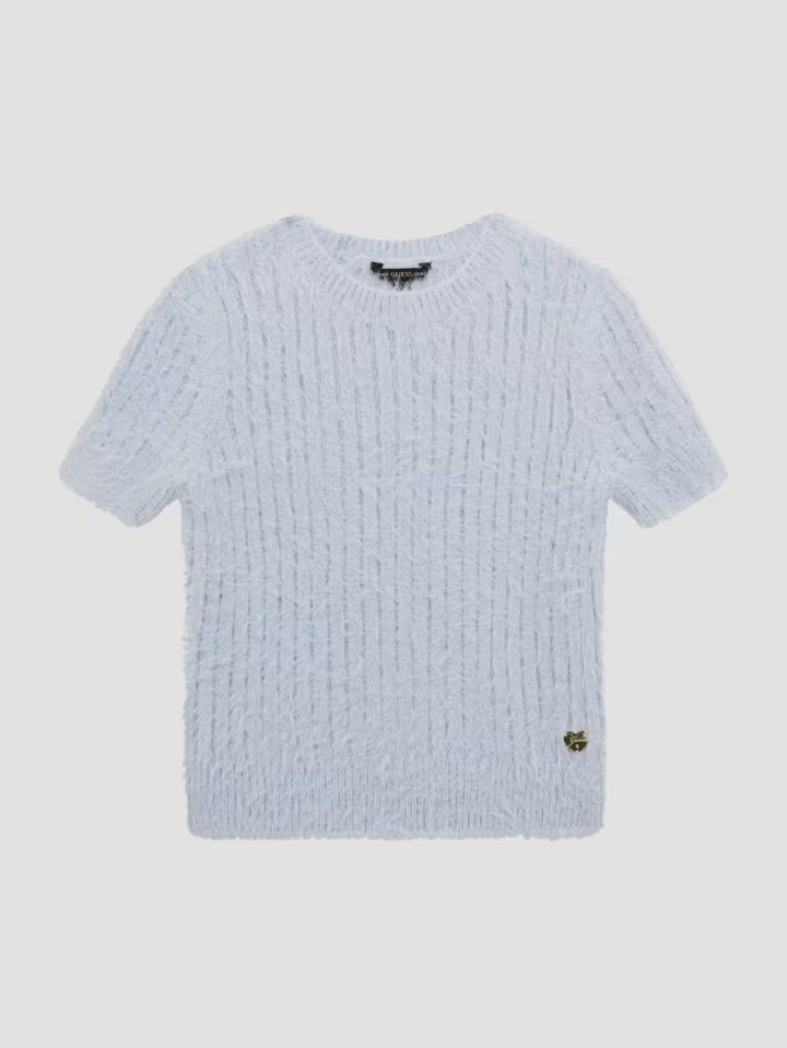 Guess Fuzzy Sweater Top (7-16)