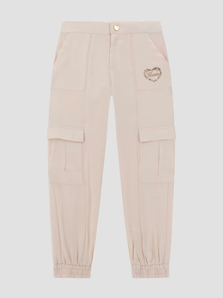 Guess Eco Rhinestone Cargo Active Pants (7-16)