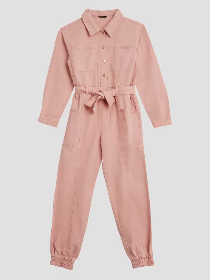 Guess Garment Dyed Twill Jumpsuit (7-14)