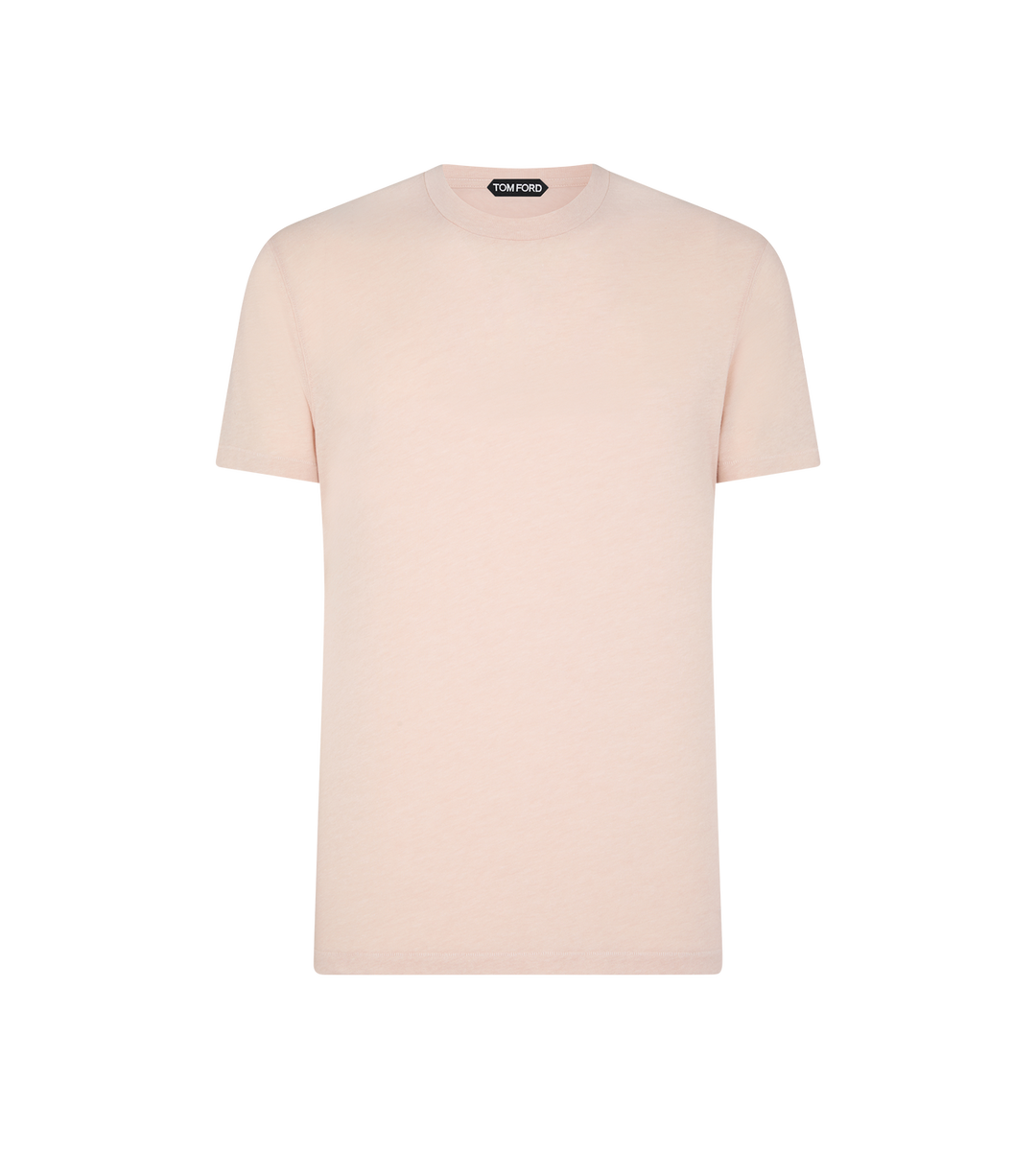 TOM FORD COTTON BLEND MELANGE CREW NECK T-SHIRT