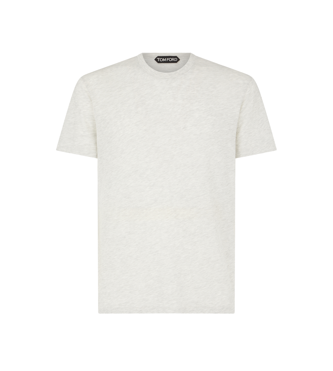 TOM FORD COTTON BLEND MELANGE CREW NECK T-SHIRT