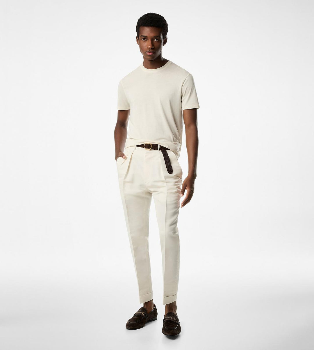 TOM FORD LYOCELL COTTON CREW T-SHIRT