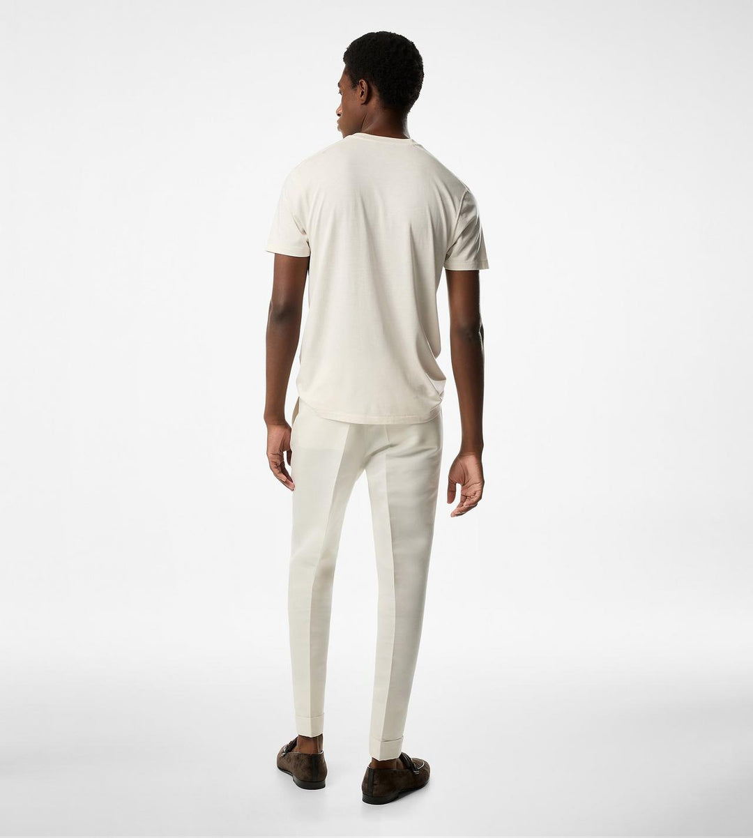 TOM FORD LYOCELL COTTON CREW T-SHIRT