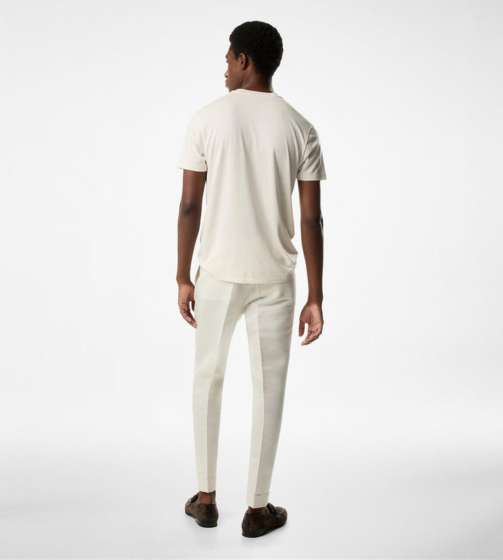 TOM FORD LYOCELL COTTON CREW T-SHIRT