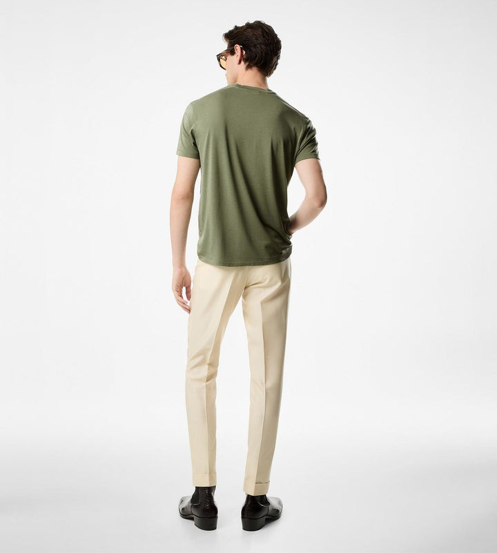 TOM FORD LYOCELL COTTON CREW T-SHIRT