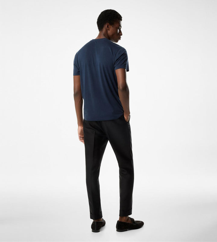 TOM FORD LYOCELL COTTON CREW T-SHIRT