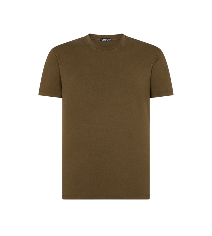 TOM FORD LYOCELL COTTON CREW NECK T-SHIRT