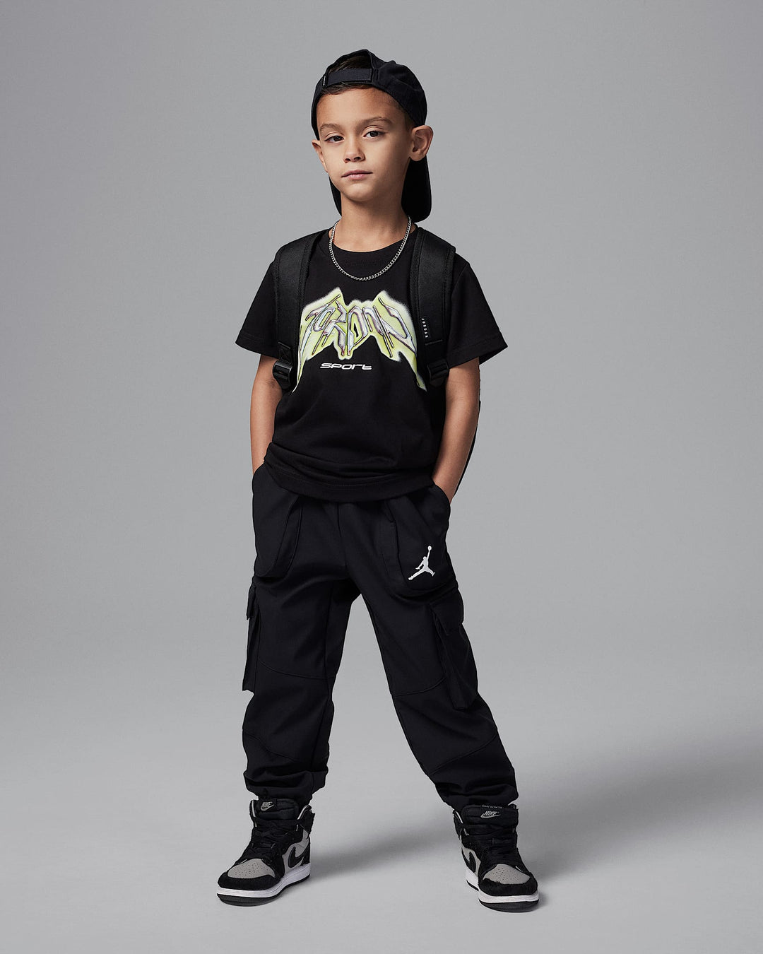 NIKE Jordan Dri-FIT Little Kids' Sports Graphic T-Shirt