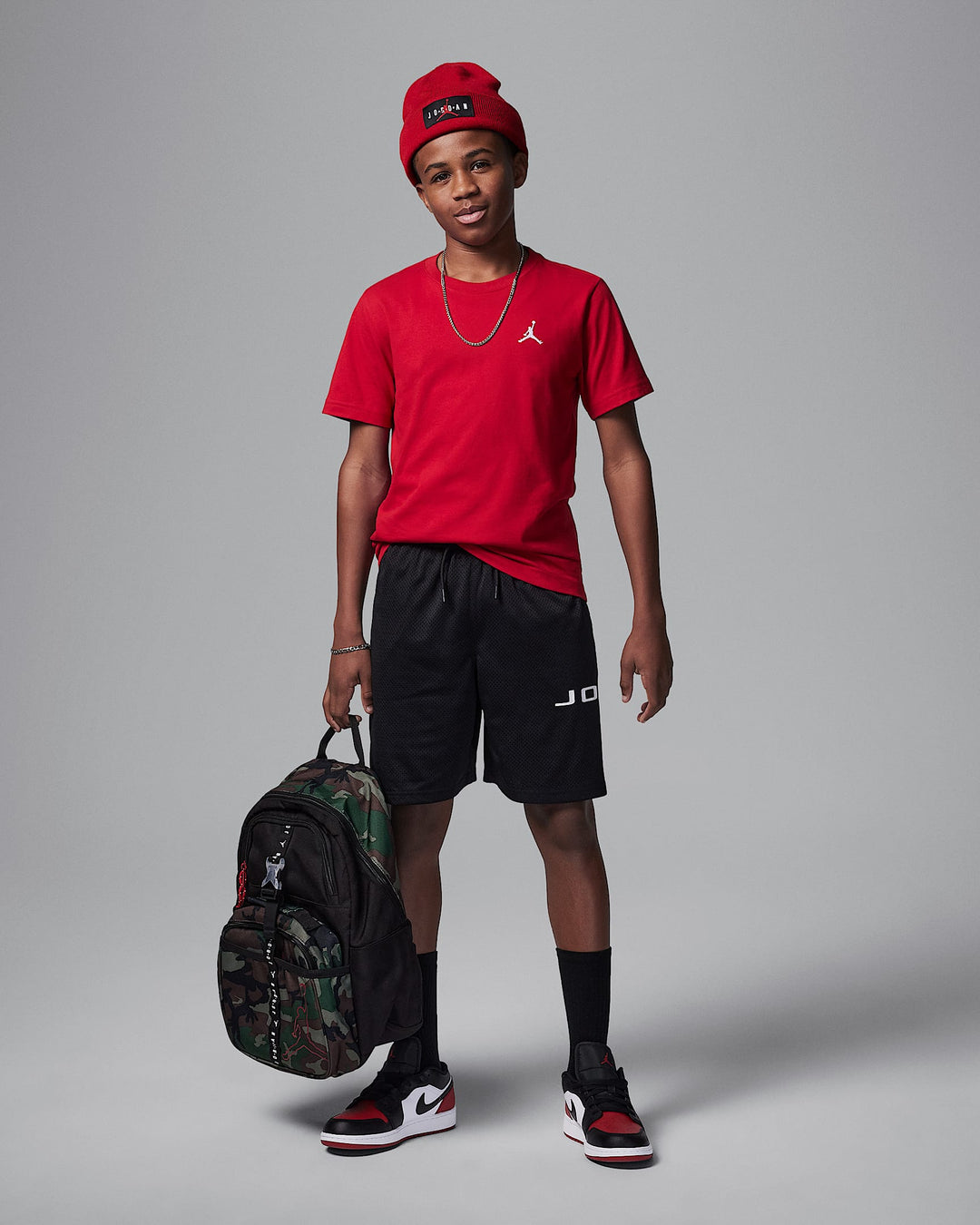 NIKE Jordan Big Kids' Jumpman Air Embroidered T-Shirt