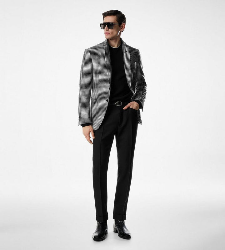 TOM FORD PIED DE POULE SHELTON JACKET