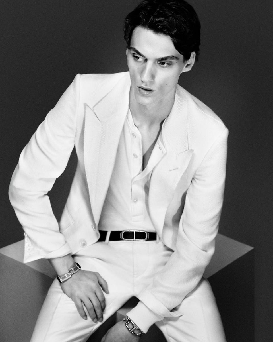 TOM FORD BASKET WEAVE SHELTON CARDIGAN JACKET