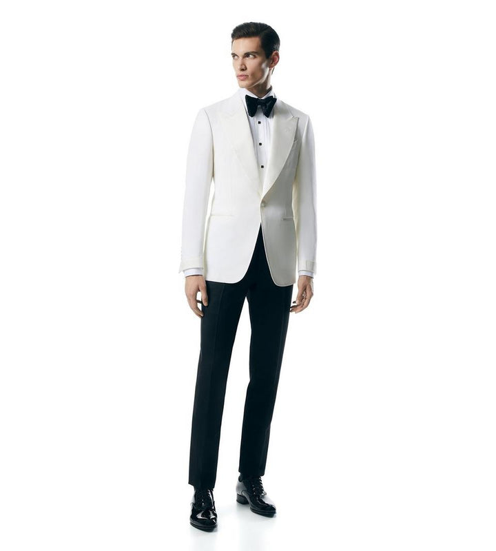 TOM FORD WOOL MOHAIR SHELTON COCKTAIL JACKET