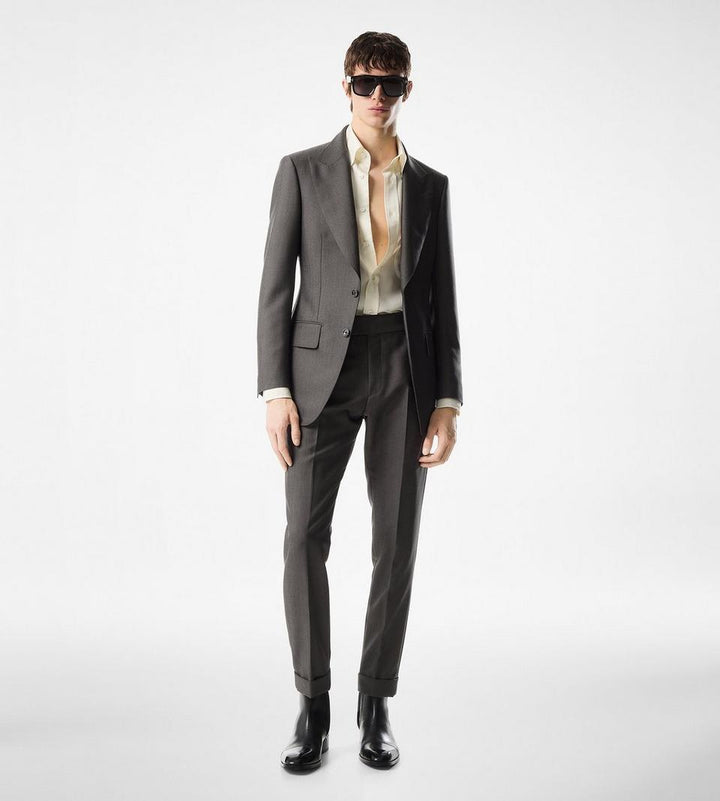 TOM FORD YARN DYED MIKADO ATTICUS JACKET