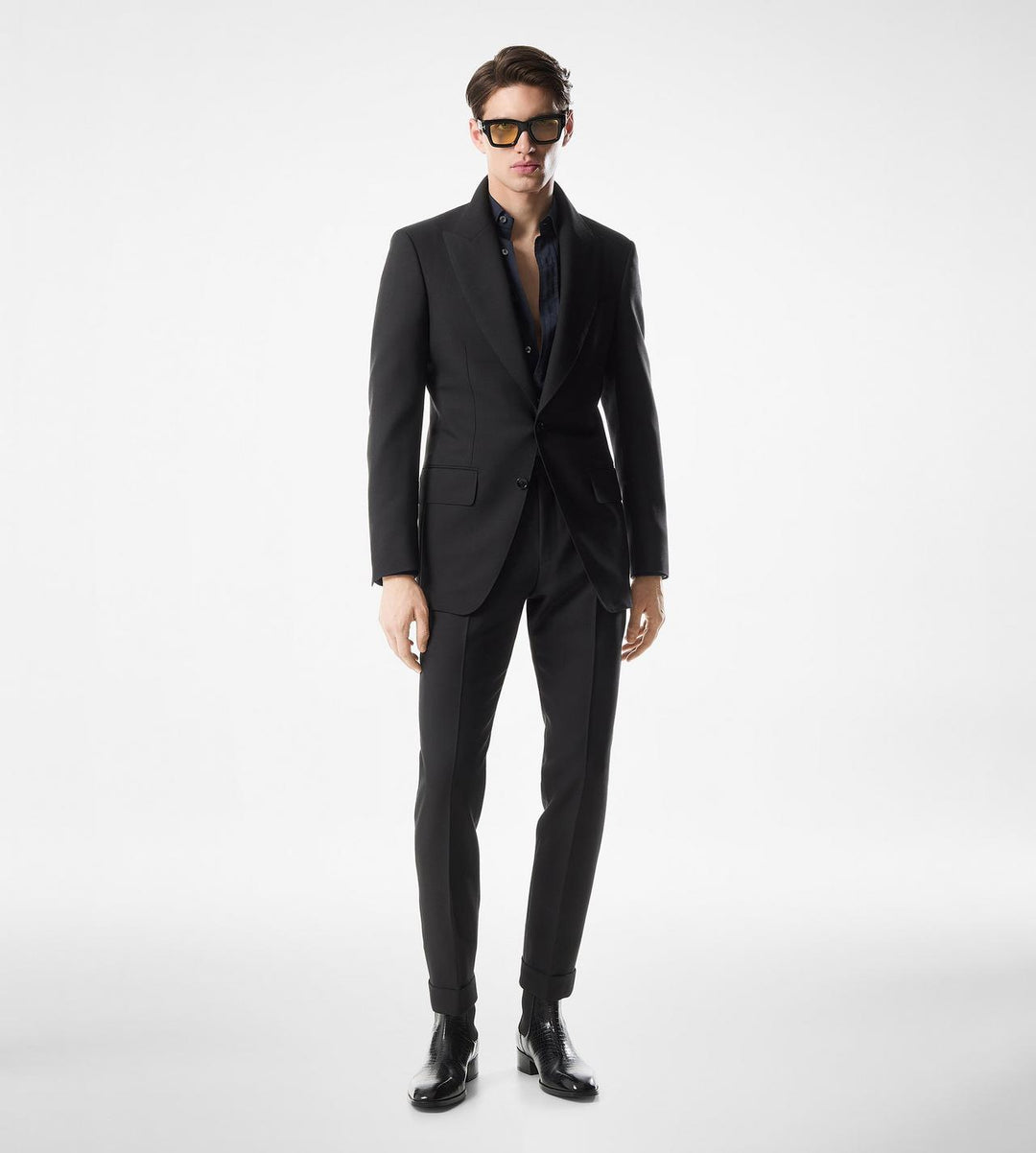 TOM FORD YARN DYED MIKADO ATTICUS JACKET