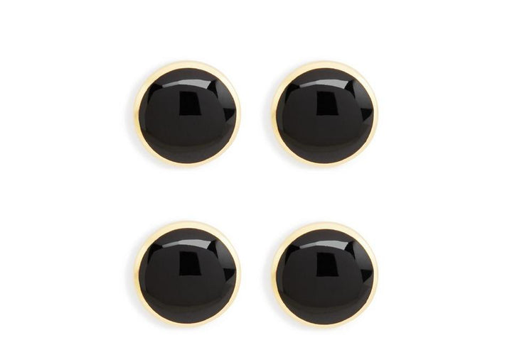 TOM FORD ONYX ROUND STUDS