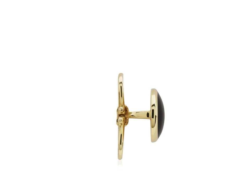 TOM FORD ONYX ROUND STUDS