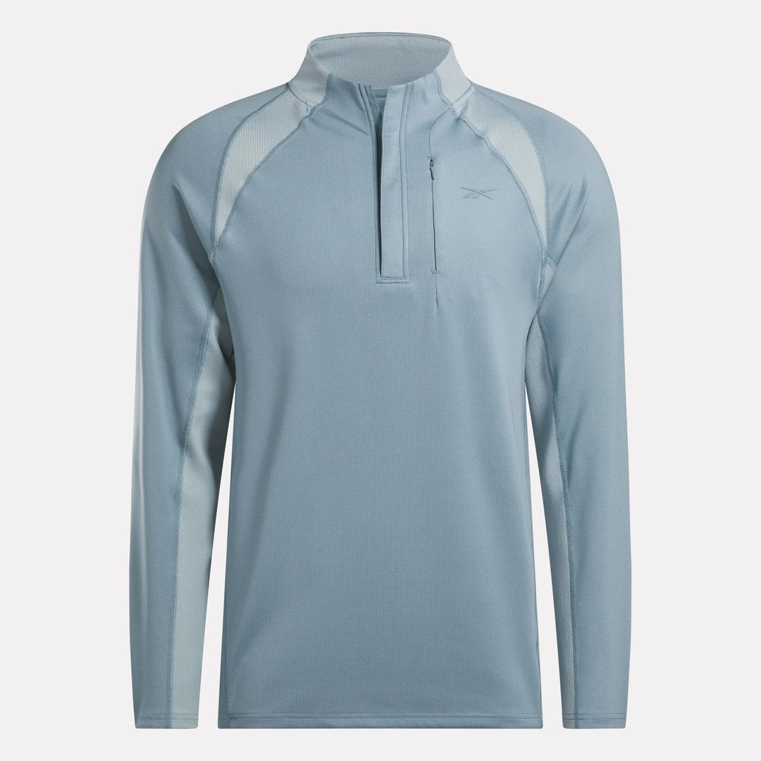 Reebok Men's Long Sleeve Aero Flex 1/4 Zip Pullover Top