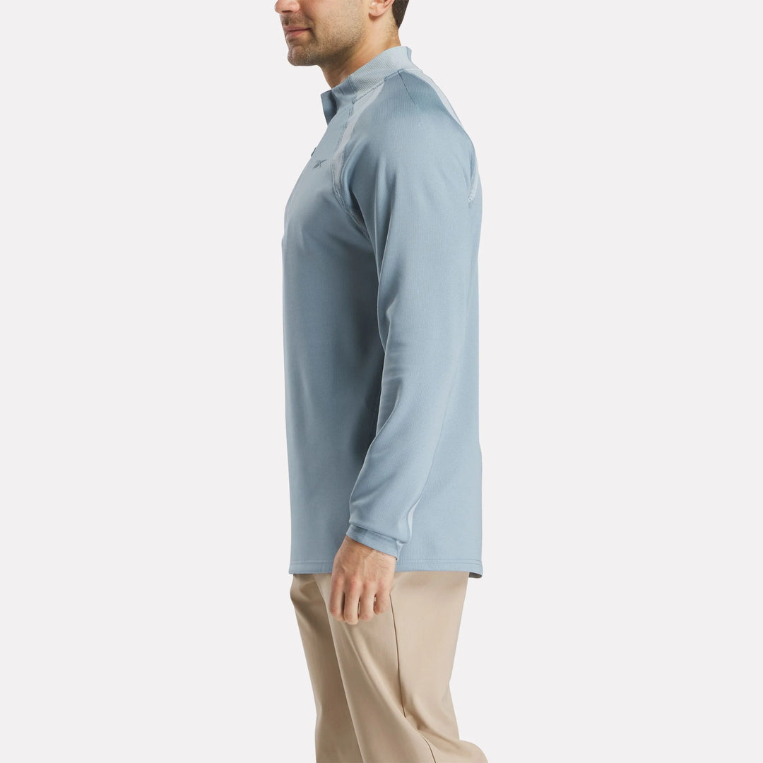 Reebok Men's Long Sleeve Aero Flex 1/4 Zip Pullover Top