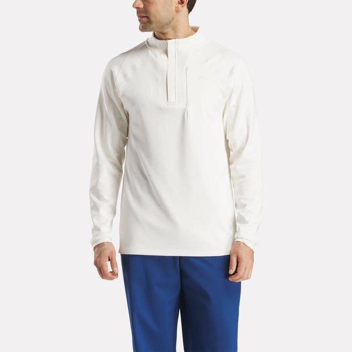 Reebok Men's Long Sleeve Aero Flex 1/4 Zip Pullover Top