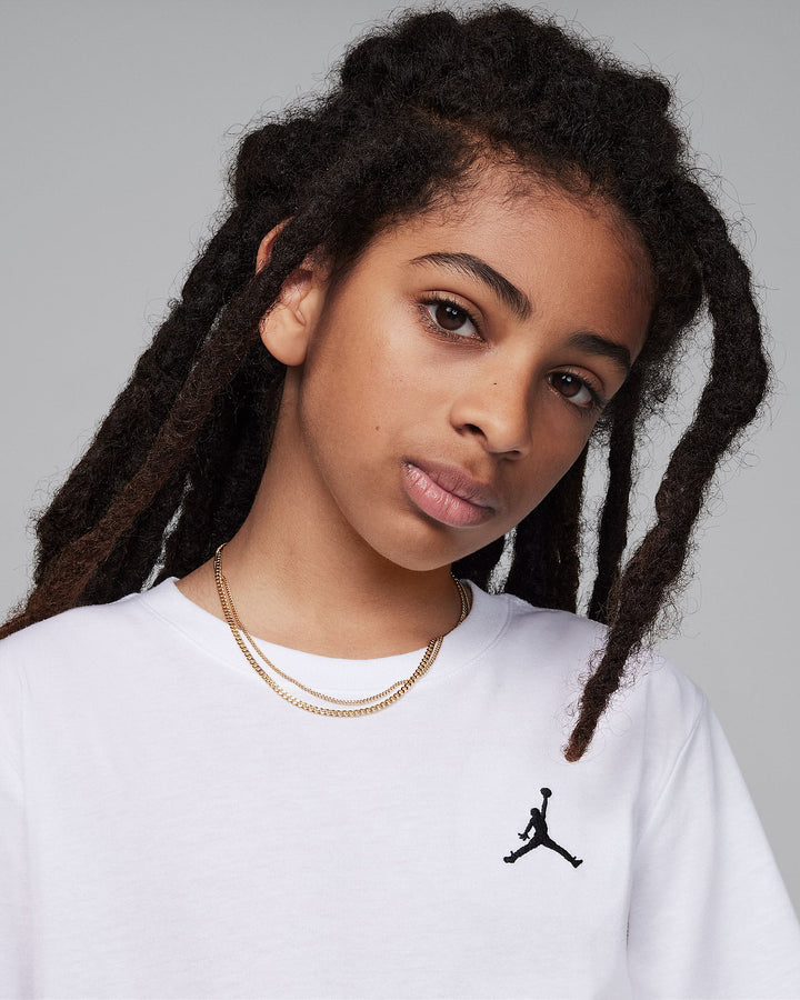 NIKE Jordan Big Kids' Jumpman Air Embroidered T-Shirt