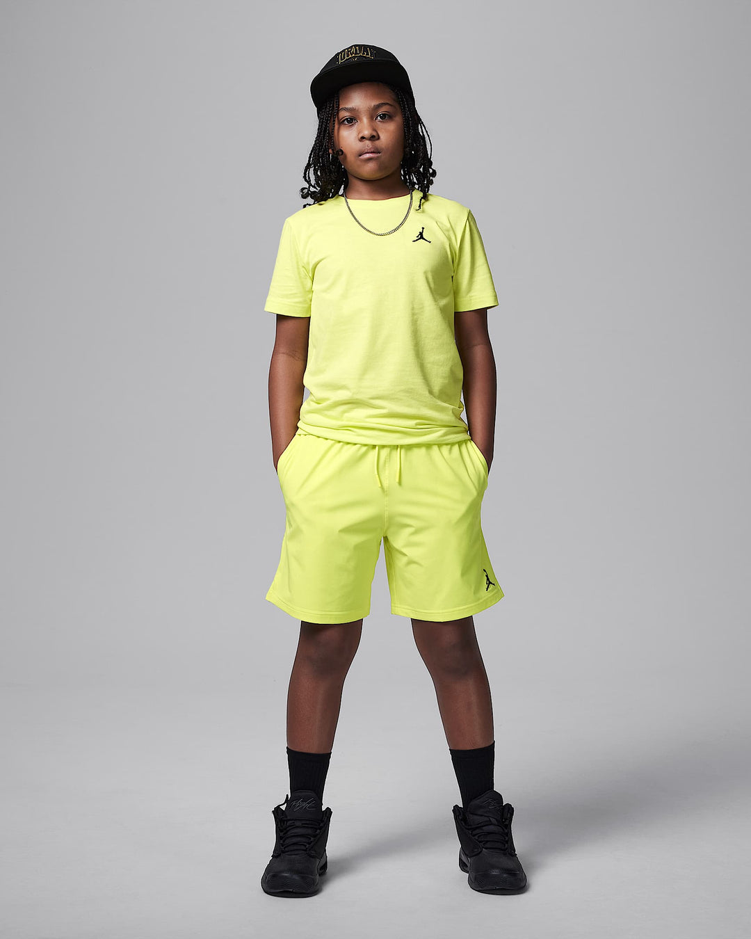 NIKE Jordan Big Kids' Jumpman Air Embroidered T-Shirt