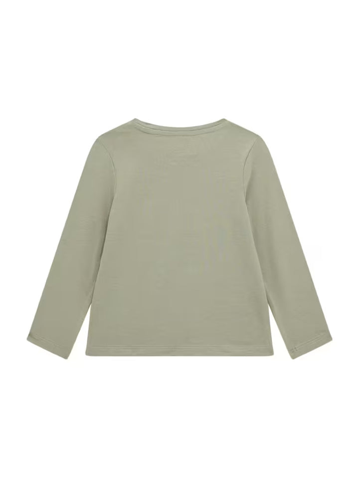 Guess Eco Logo Long-Sleeve Tee (3M-7)