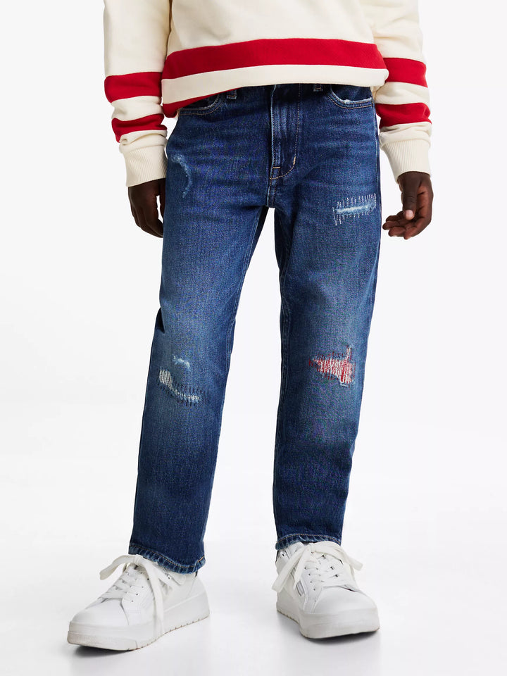Tommy Hilfiger Kids' Distressed Stretch Skater Jean