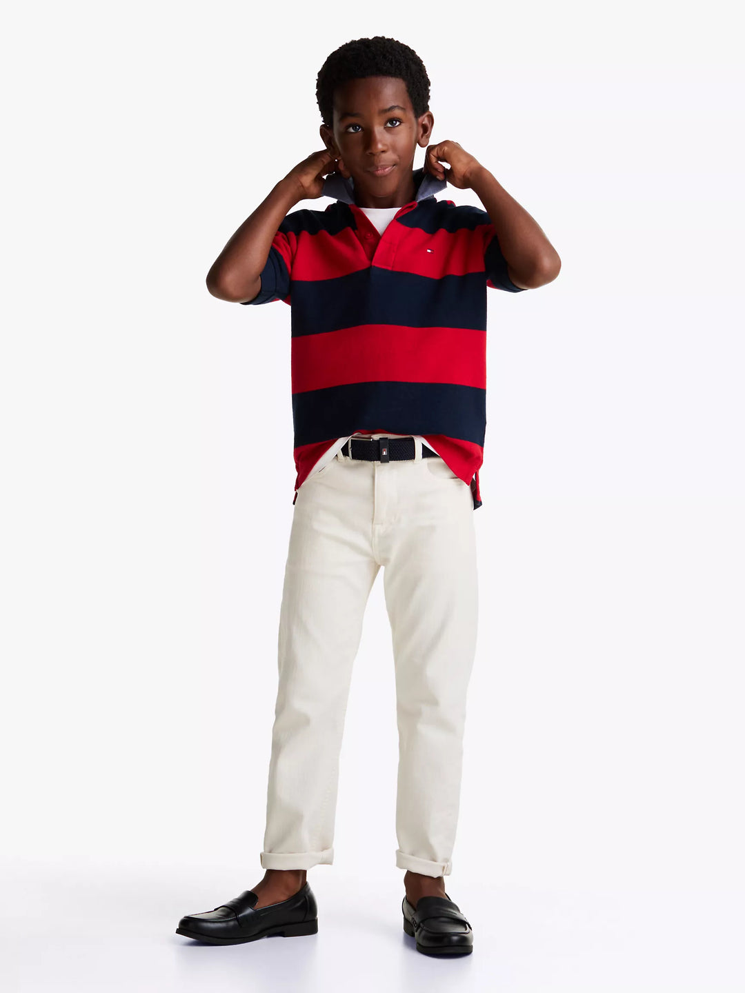 Tommy Hilfiger Kids' Rugby Stripe Polo