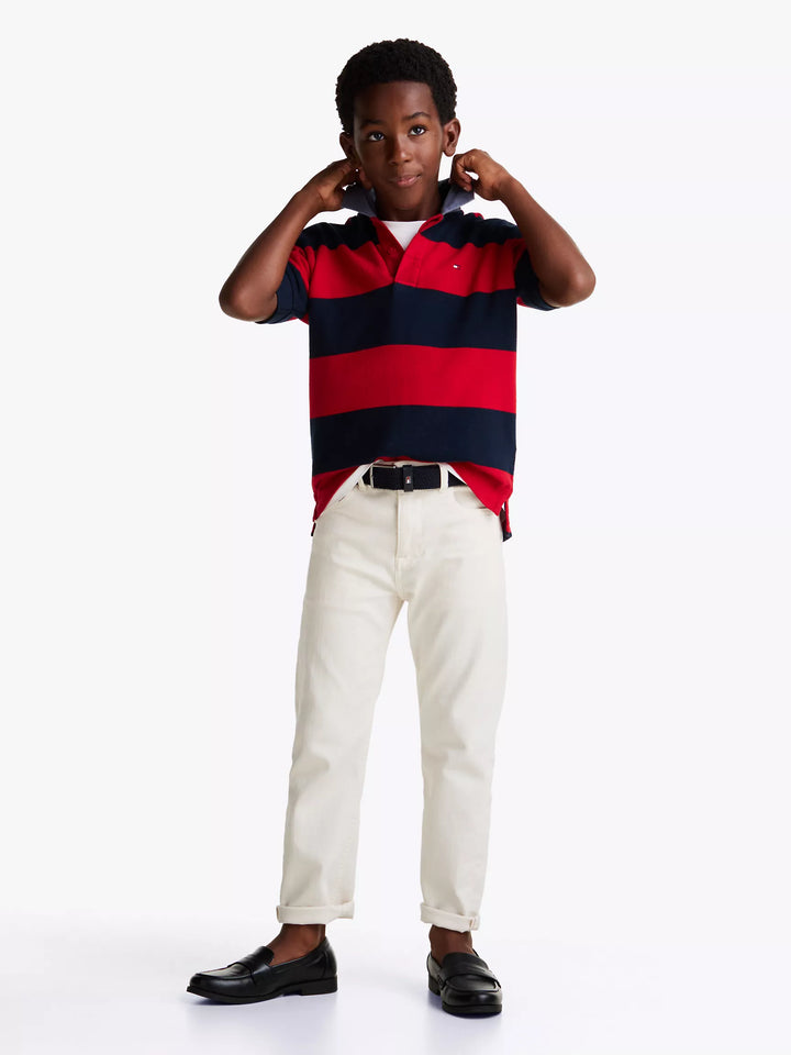 Tommy Hilfiger Kids' Rugby Stripe Polo
