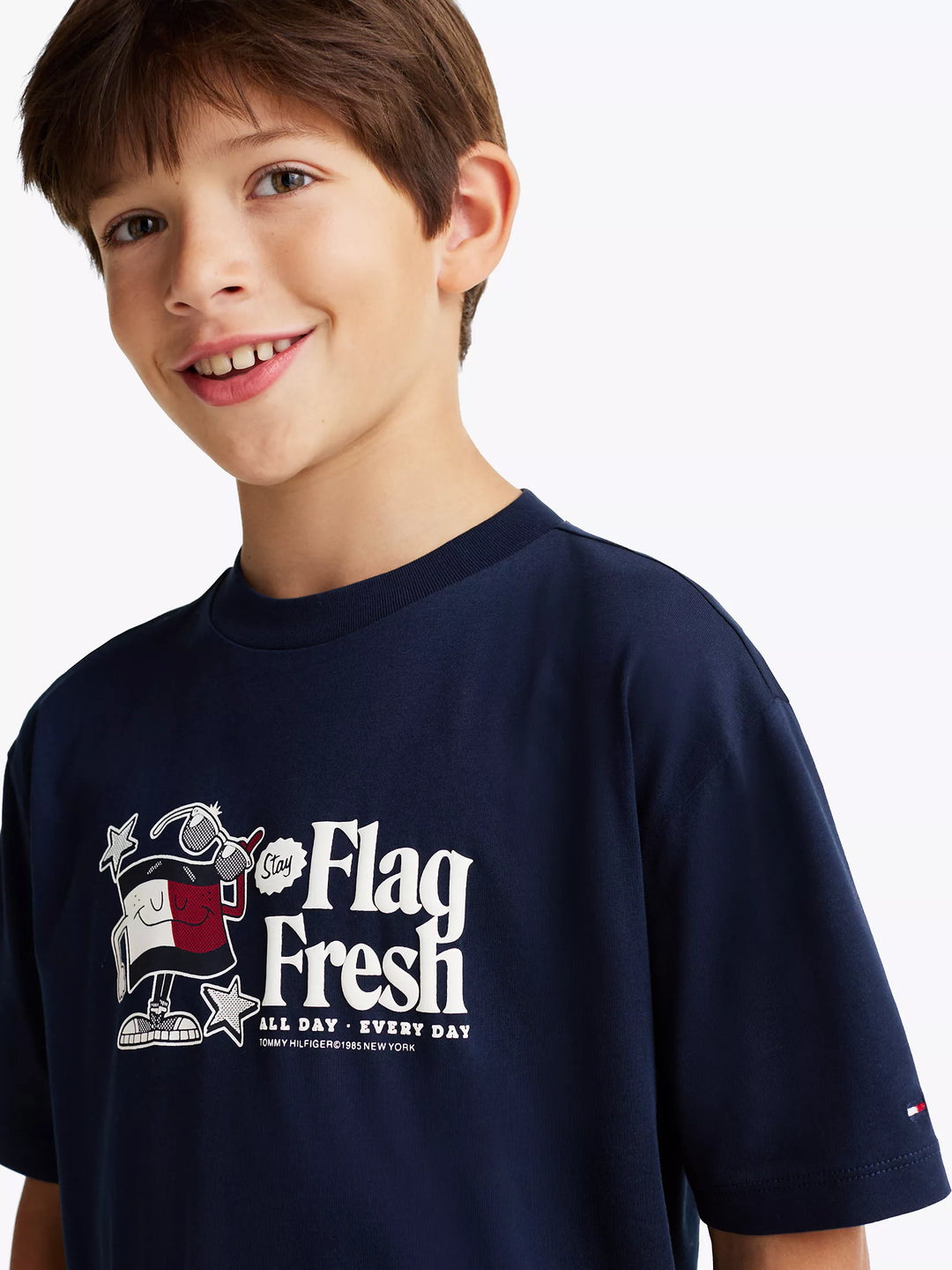 Tommy Hilfiger Kids' Flag Fresh Logo T-Shirt
