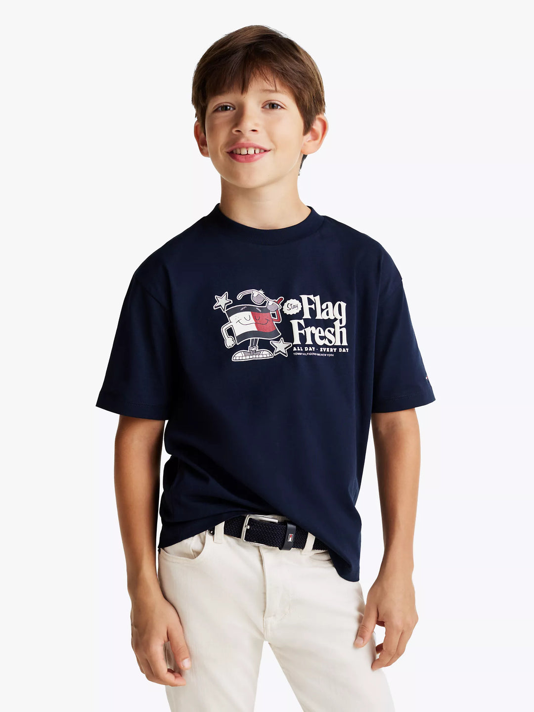 Tommy Hilfiger Kids' Flag Fresh Logo T-Shirt