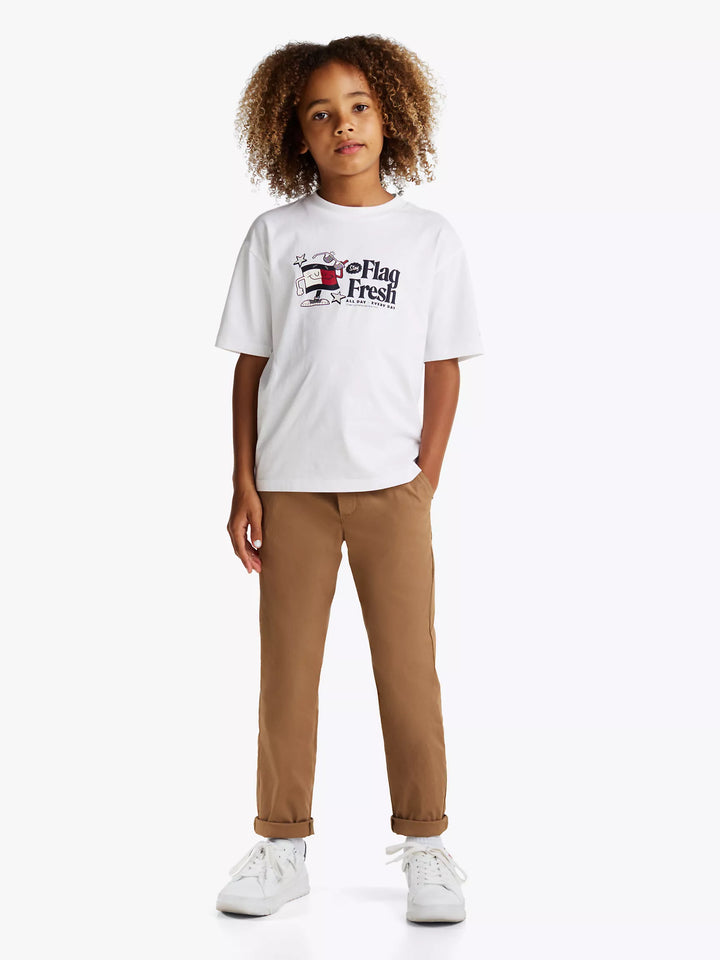 Tommy Hilfiger Kids' Flag Fresh Logo T-Shirt