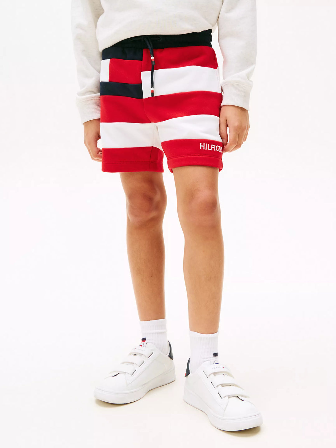 Tommy Hilfiger Kids' Block Stripe Sweatshort