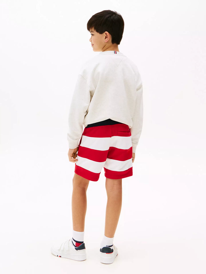 Tommy Hilfiger Kids' Block Stripe Sweatshort