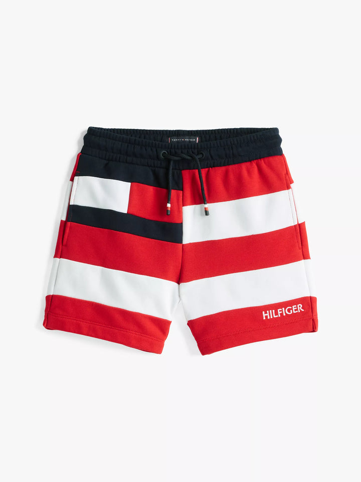 Tommy Hilfiger Kids' Block Stripe Sweatshort