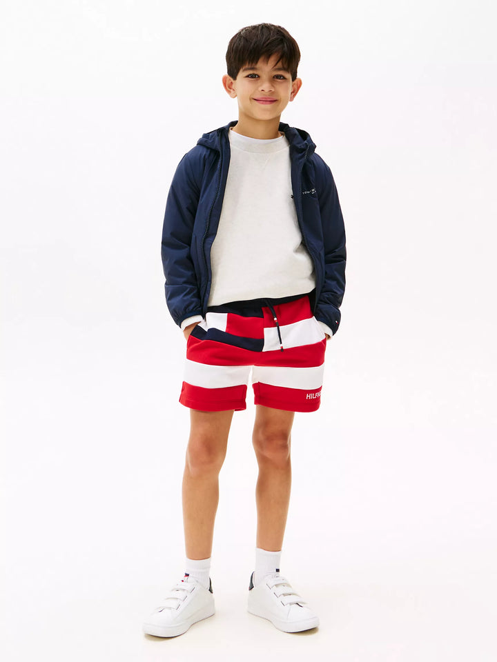 Tommy Hilfiger Kids' Block Stripe Sweatshort